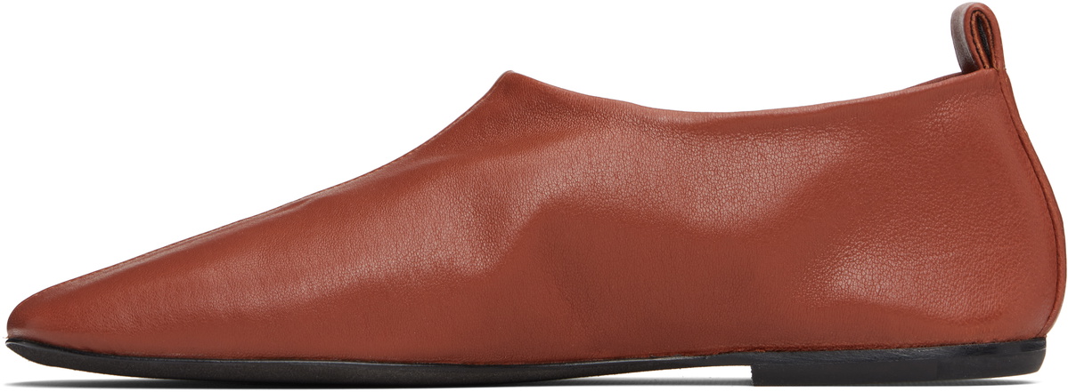 Dries Van Noten Brown Square Toe Loafers