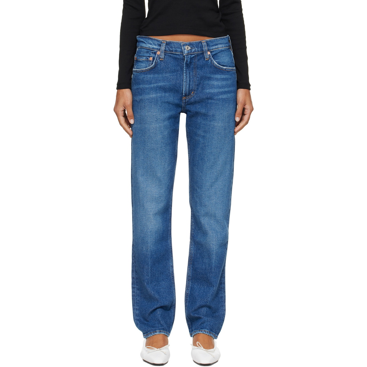 Citizens of Humanity Blue Savannah Cigarette Jeans