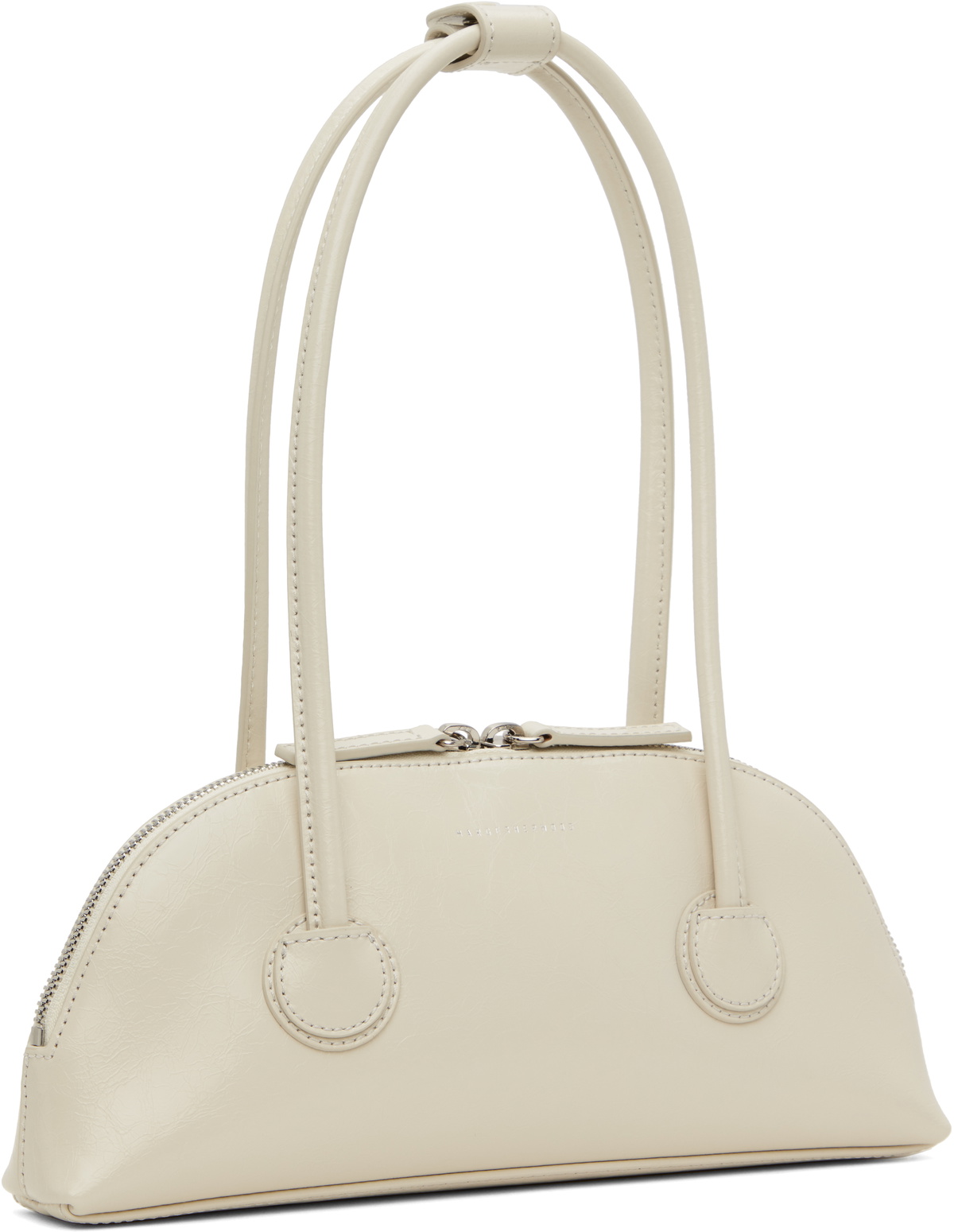 [Margesherwood] / ☆ BESSETTE SHOULDER / cream glossy plain Marge Sherwood Off-White Bessette Shoulder Bag Marge Sherwood