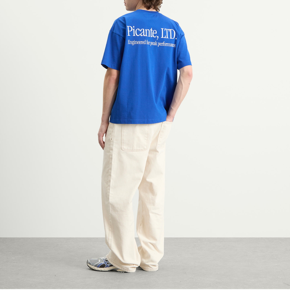 Picante Men's Butterfly T-Shirt in Royal Blue