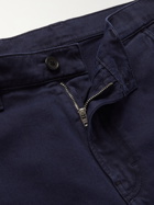 NUDIE JEANS - Luke Organic Cotton-Twill Shorts - Blue