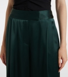 The Sei Silk satin wide-leg pants