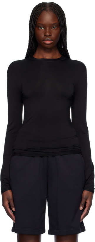 Photo: CDLP Black Lightweight Long Sleeve T-shirt