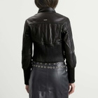Deadwood Women's Angel Recycled Leather Jacket in Black