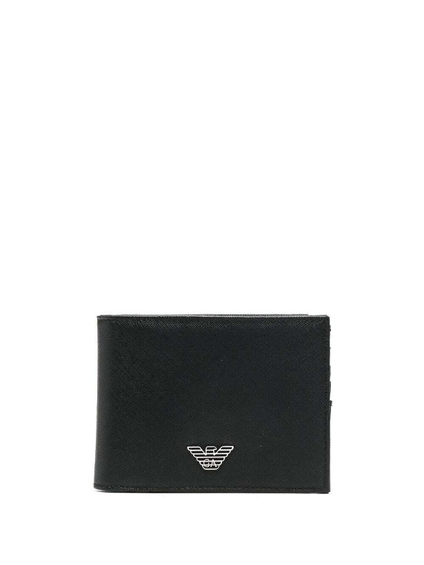 Photo: EMPORIO ARMANI - Logo Leather Wallet