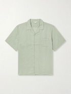 Onia - Convertible-Collar Linen and Lyocell-Blend Shirt - Green