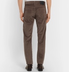 Berluti - Cotton and Cashmere-Blend Corduroy Trousers - Men - Brown