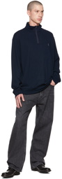Polo Ralph Lauren Navy Quarter Zip Sweater
