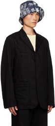 Engineered Garments Black Bedford Denim Blazer
