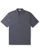 Club Monaco - Striped Cotton-Blend Shirt - Blue