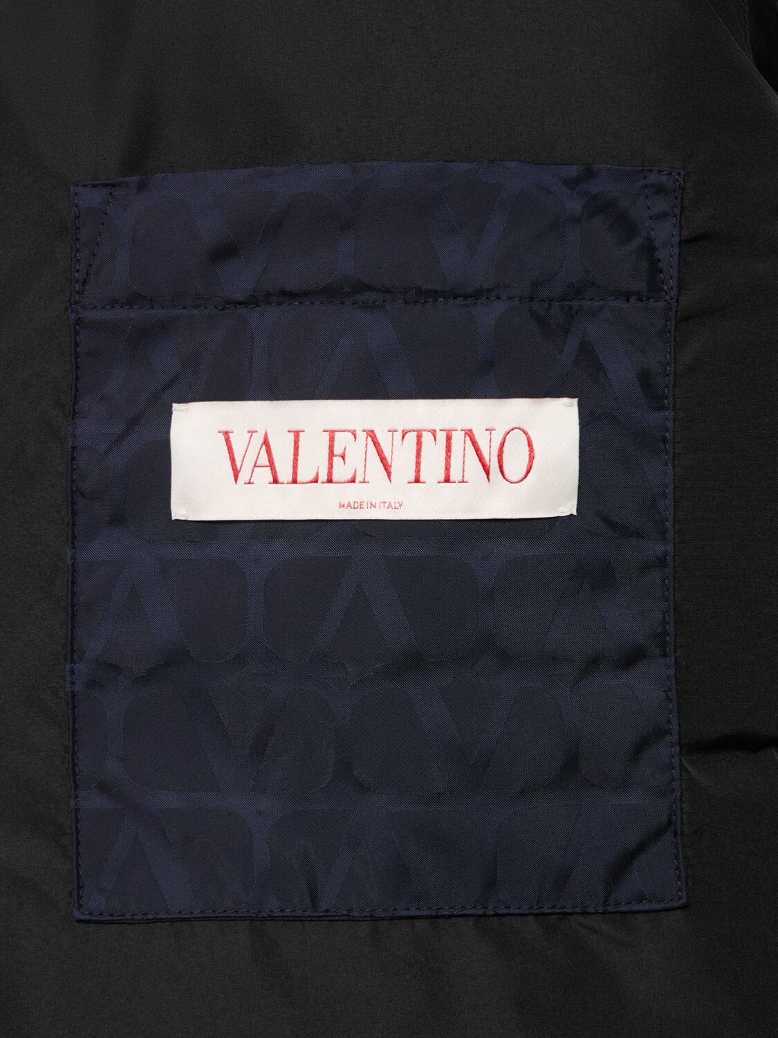 VALENTINO Monogram Jacquard Down Jacket Valentino