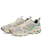 Mizuno WAVE RIDER 10 "PREMIUM" Sneaker in Opal Gray/Pristine/Creme De Menthe