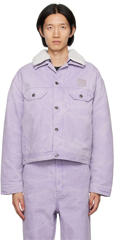 Photo: Acne Studios Purple Padded Jacket