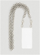 Oversized Chain Strap iPhone 13 Case in White