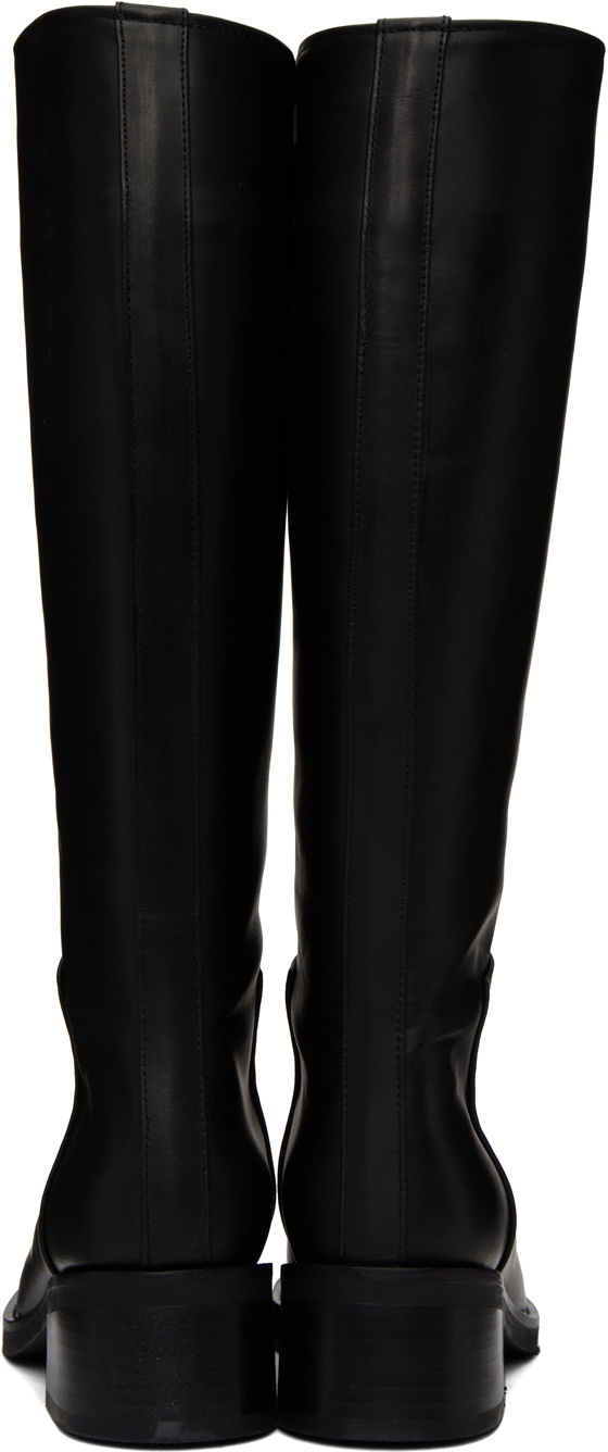 AMOMENTO Black Long Boots