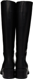 AMOMENTO Black Long Boots