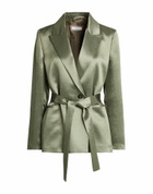 Peserico Womens Blazer in Sage green