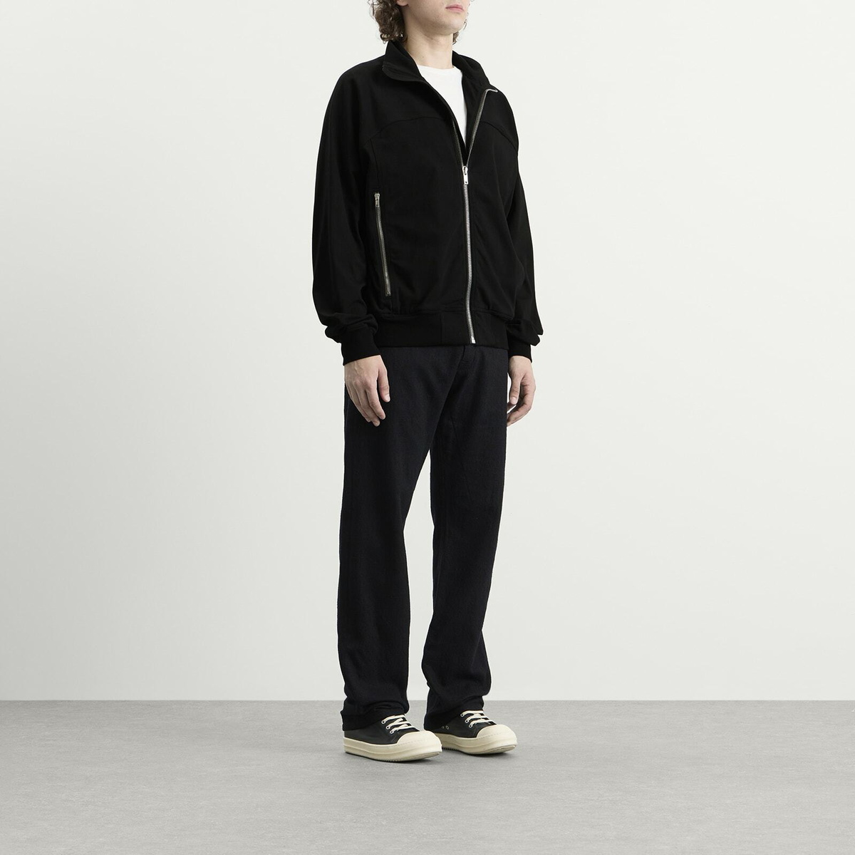 Rick Owens Men's Zipfront Jacket in Black