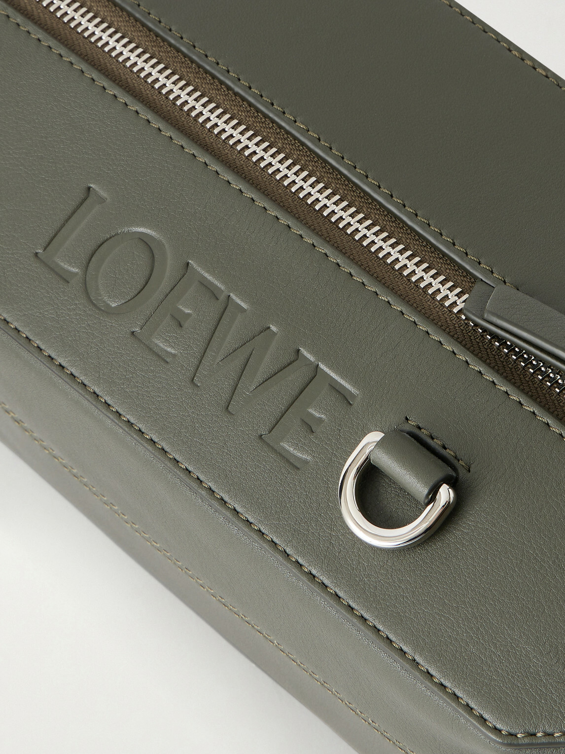 LOEWE - Logo-Debossed Leather Belt Bag