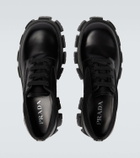 Prada Monolith lace-up leather brogues