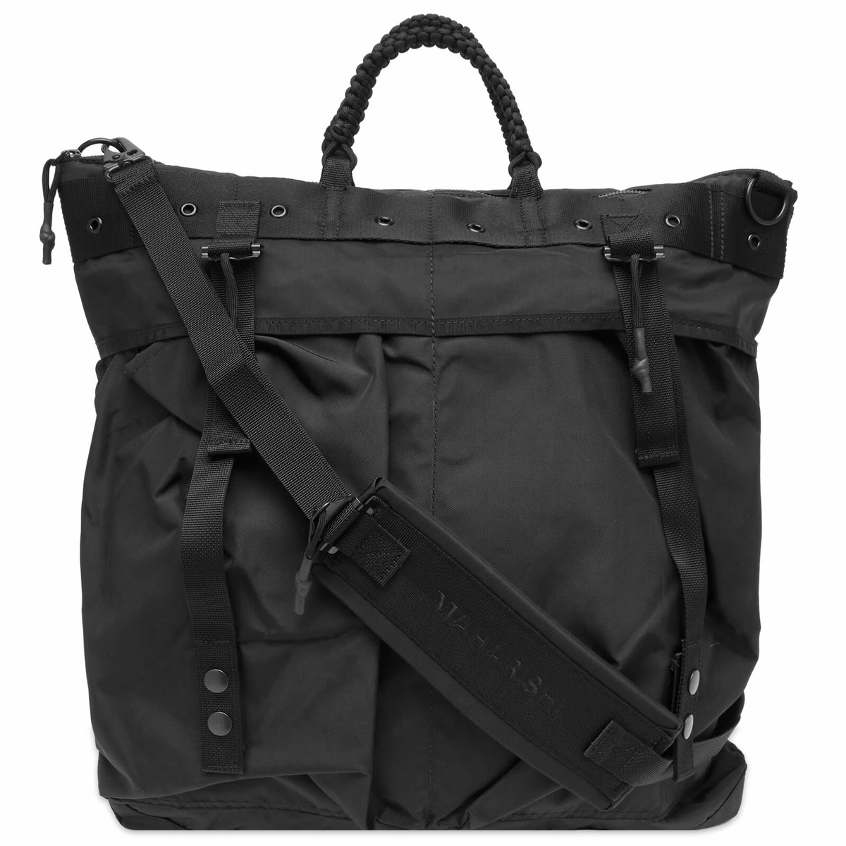 Maharishi Men's M.A.L.I.C.E. Day Carry Bag in Black Maharishi
