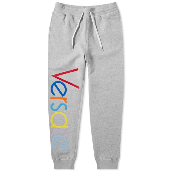 Photo: Versace Logo Embroidered Multicolour Sweat Pant