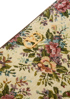 Valentino Garavani Floral-jacquard Woven Pouch - Cream - One Size