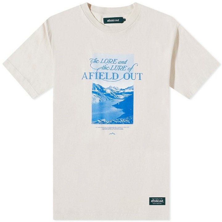 Photo: Afield Out Men's Lure T-Shirt in Bone