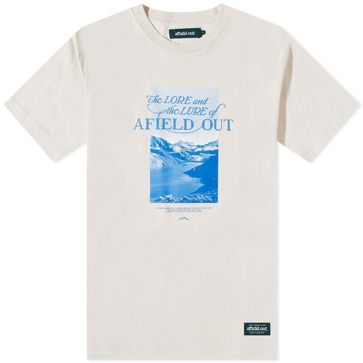 Photo: Afield Out Men's Lure T-Shirt in Bone