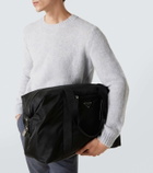 Prada Re-Nylon leather-trimmed duffel bag