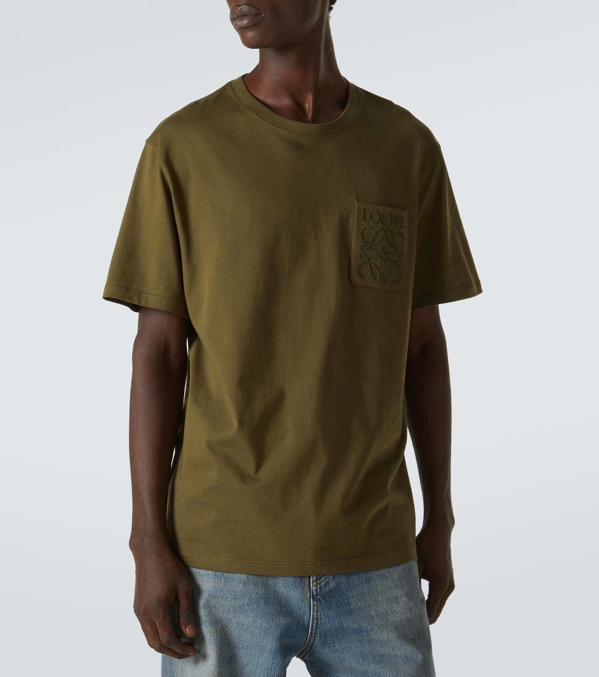 【LOEWE】Anagram cotton jersey T-shirt Loewe Anagram cotton jersey T-shirt Loewe