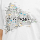 and wander Men's Noizy Logo T-Shirt in White