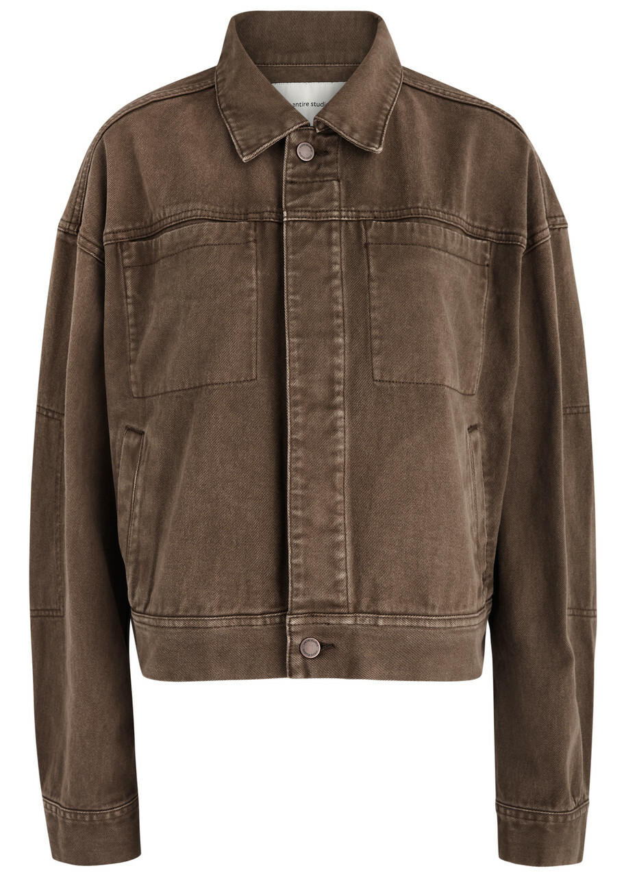 Entire Studios Gem Denim Jacket Brown
