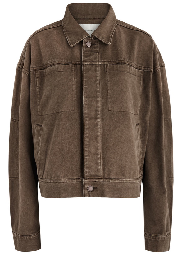 Photo: Entire Studios Gem Denim Jacket Brown