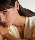Mateo 14kt gold earrings with lapis lazuli and diamonds