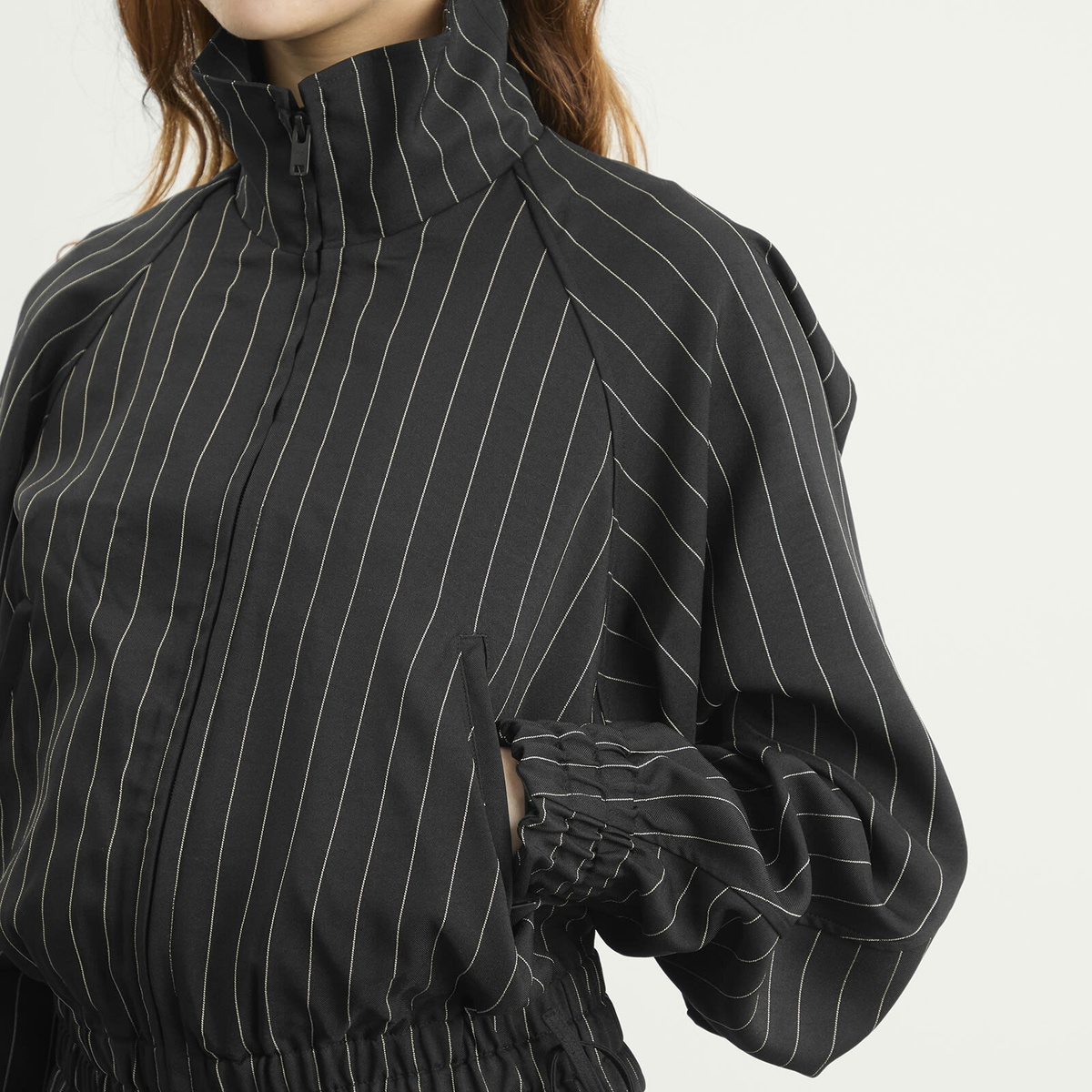 Y-3 Women's Stripe Jacket in Black