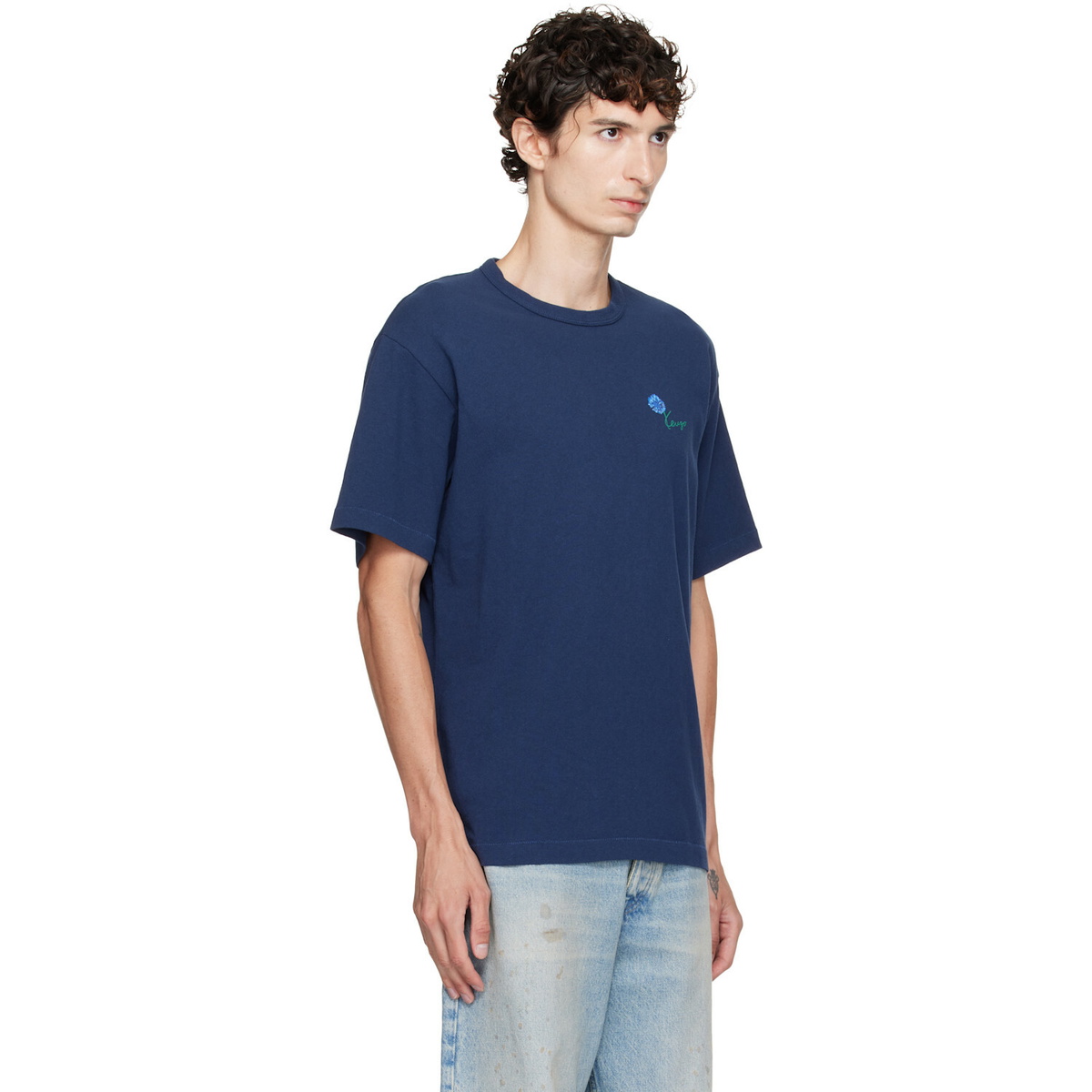 Kenzo Navy Kenzo Paris 'KENZO Tulip' T-shirt