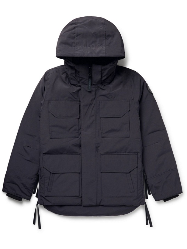 Photo: Canada Goose - Maitland Slim-Fit Quilted Shell Hooded Down Parka - Blue