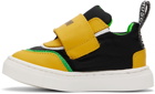 Moschino Baby Yellow & Black Teddy Sneakers