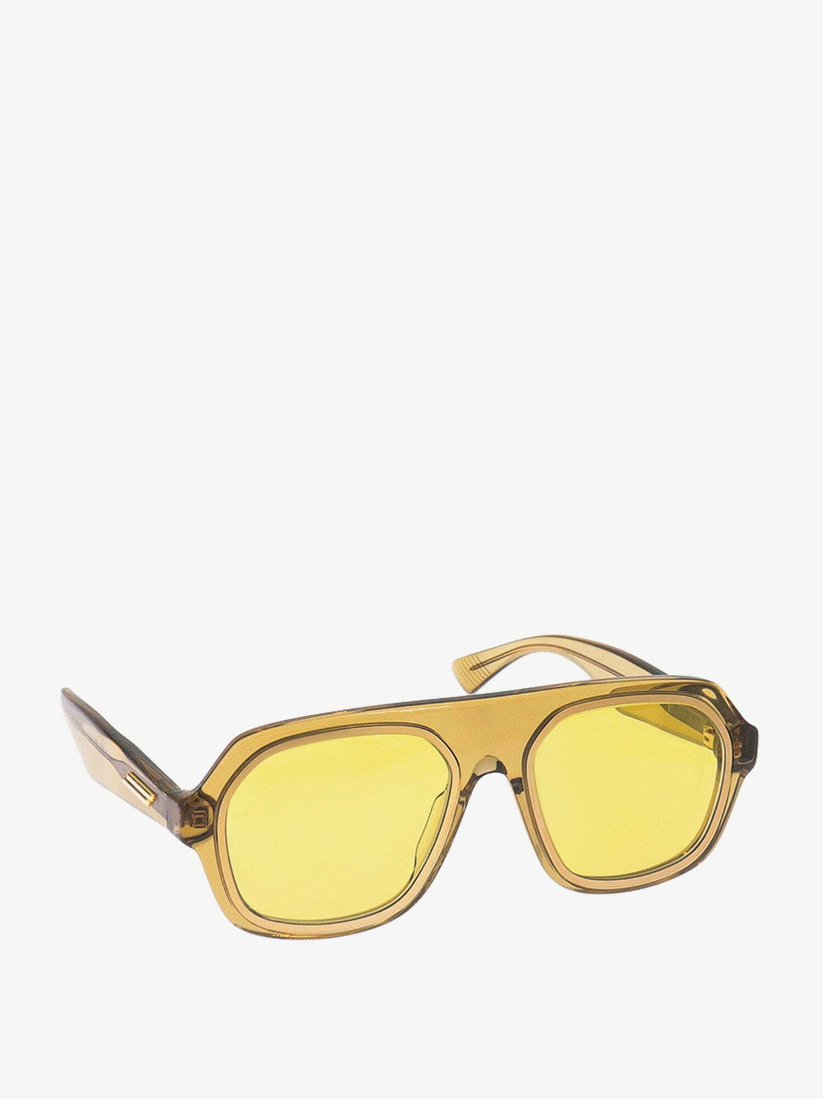 Bottega Veneta Sunglasses Yellow Womens Bottega Veneta