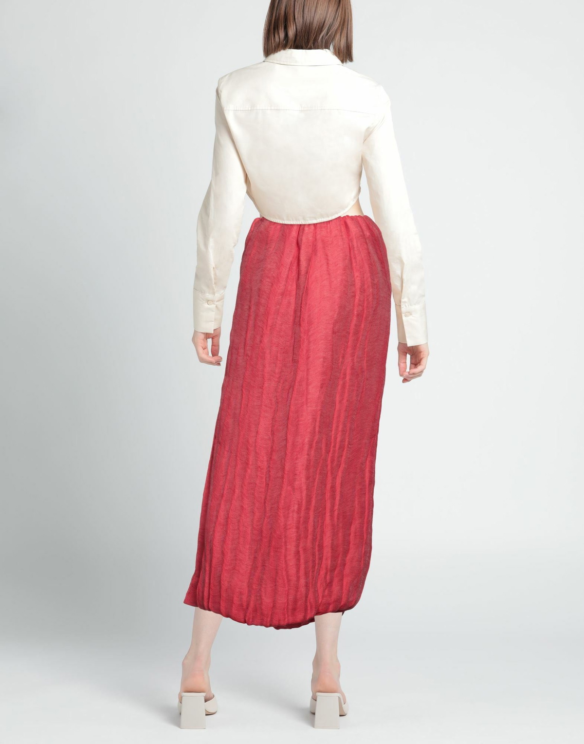Khaite Womens Midi skirt in Red