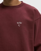 Arte Antwerp Arte Heart Crewneck Red Mens Sweatshirt