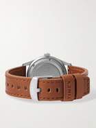Timex - Expedition North Field Post 38mm Hand-Wound Stainless Steel and Leather Watch