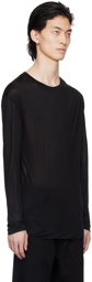 LEMAIRE Black Soft Long Sleeve T-Shirt
