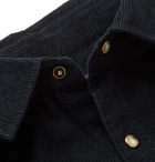 Lardini - Cotton-Corduroy Western Shirt - Men - Navy