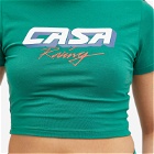 Casablanca Women's Printed Baby T-Shirt in Casa Racing
