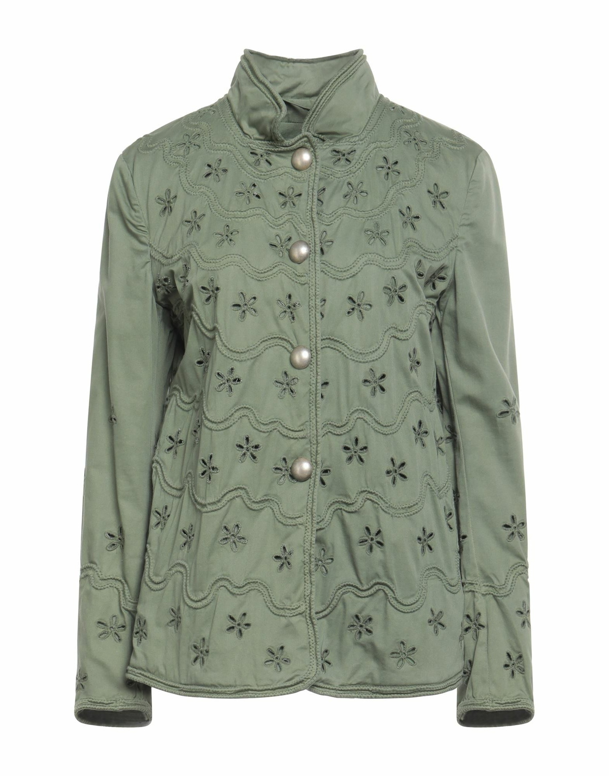 Ermanno Scervino Womens Jacket Military in Green