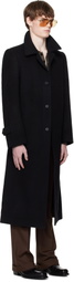Ernest W. Baker Black Car Coat