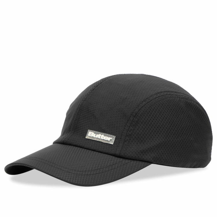 Photo: Butter Goods Men's Stride 4 Panel Cap in Black 