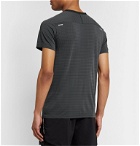 Nike Running - Ultra Striped TechKnit T-Shirt - Gray